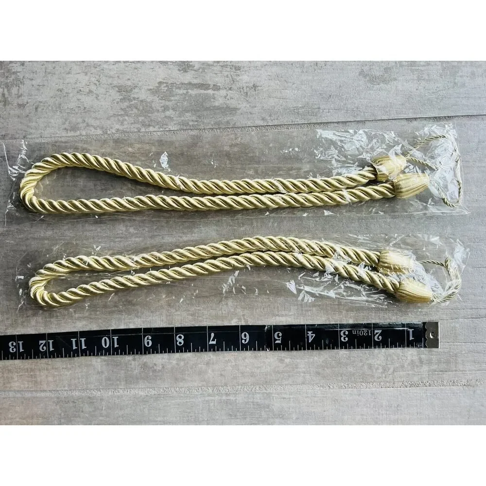 2 Piece Set Durable Curtain Rope Holder Tieback Window Tie Backs Home Decoration